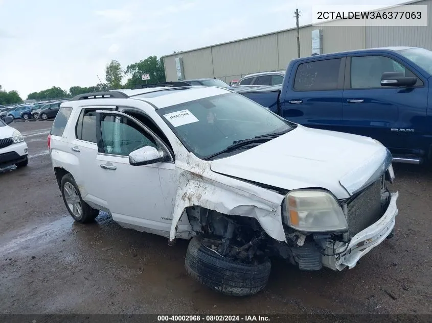 2010 GMC Terrain Sle-2 VIN: 2CTALDEW3A6377063 Lot: 40002968