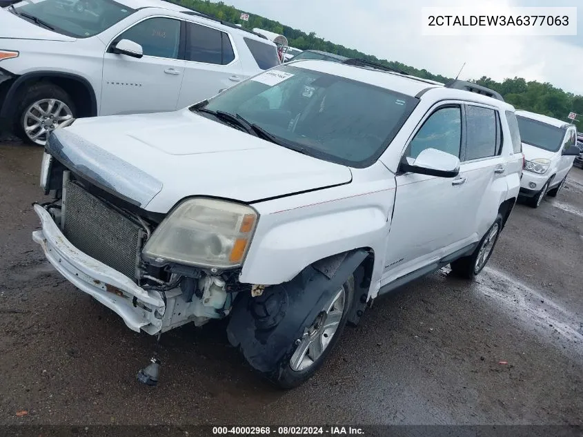 2010 GMC Terrain Sle-2 VIN: 2CTALDEW3A6377063 Lot: 40002968