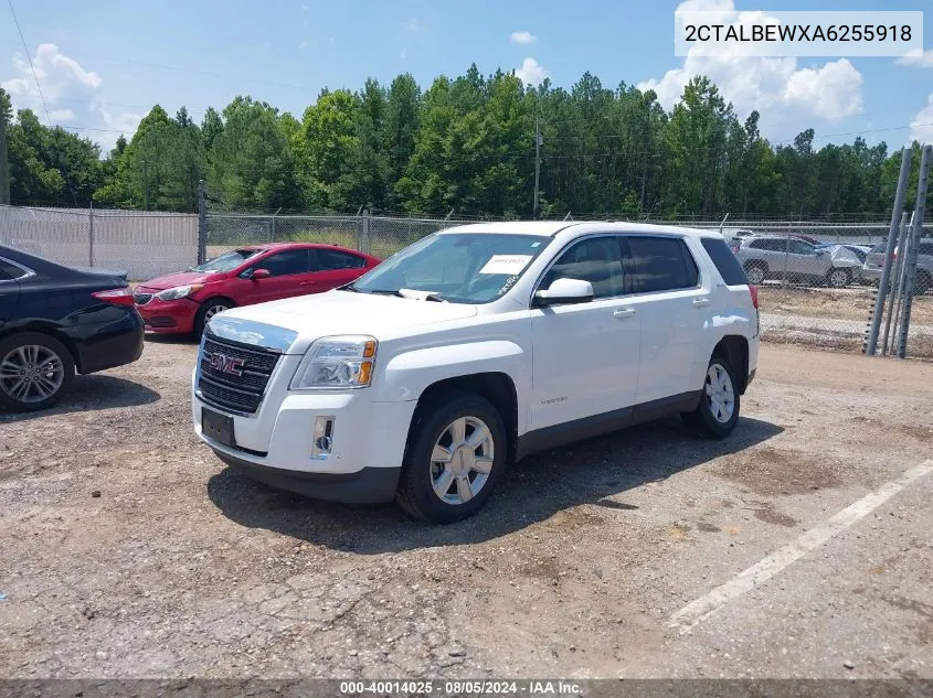 2CTALBEWXA6255918 2010 GMC Terrain Sle