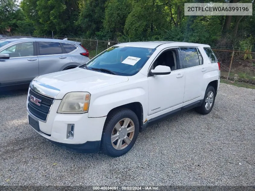 2010 GMC Terrain Sle-1 VIN: 2CTFLCEW0A6399196 Lot: 40034051