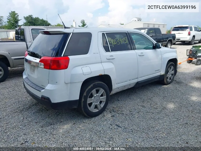 2010 GMC Terrain Sle-1 VIN: 2CTFLCEW0A6399196 Lot: 40034051