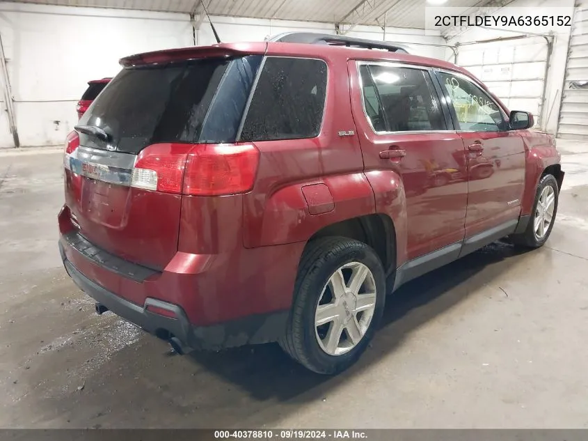 2010 GMC Terrain Sle-2 VIN: 2CTFLDEY9A6365152 Lot: 40378810