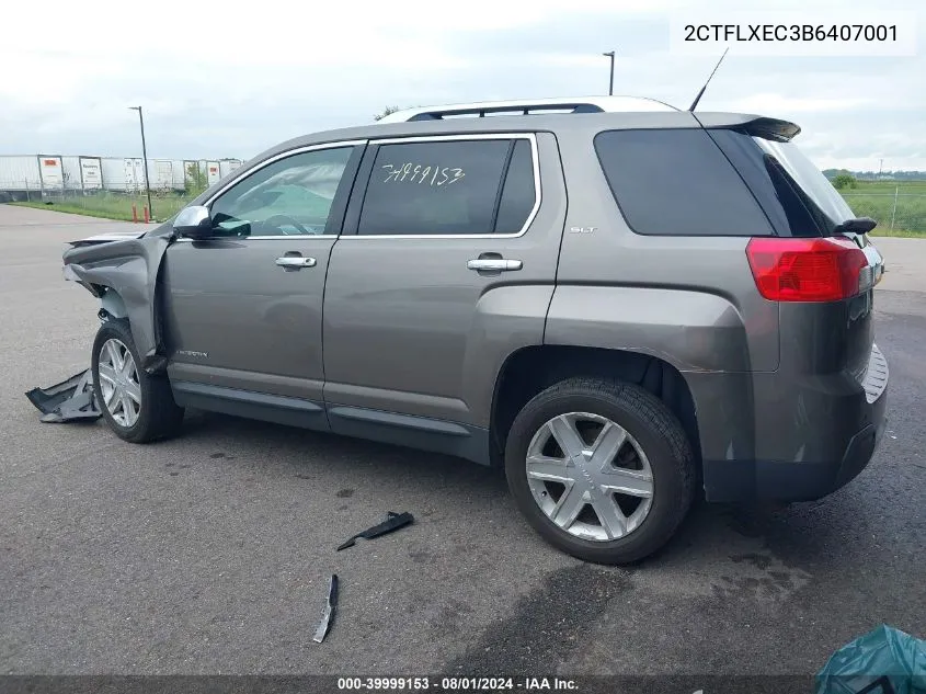 2011 GMC Terrain Slt-2 VIN: 2CTFLXEC3B6407001 Lot: 39999153