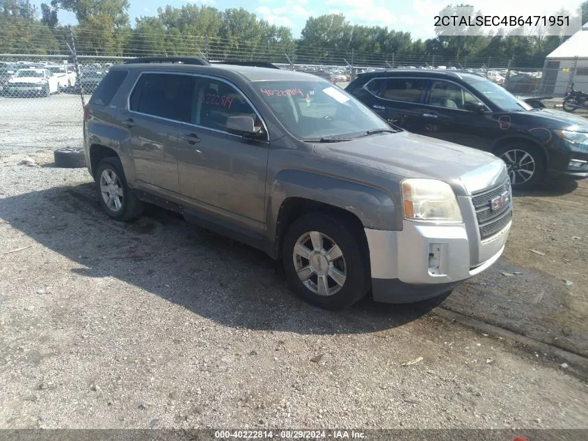 2011 GMC Terrain Sle-2 VIN: 2CTALSEC4B6471951 Lot: 40222814