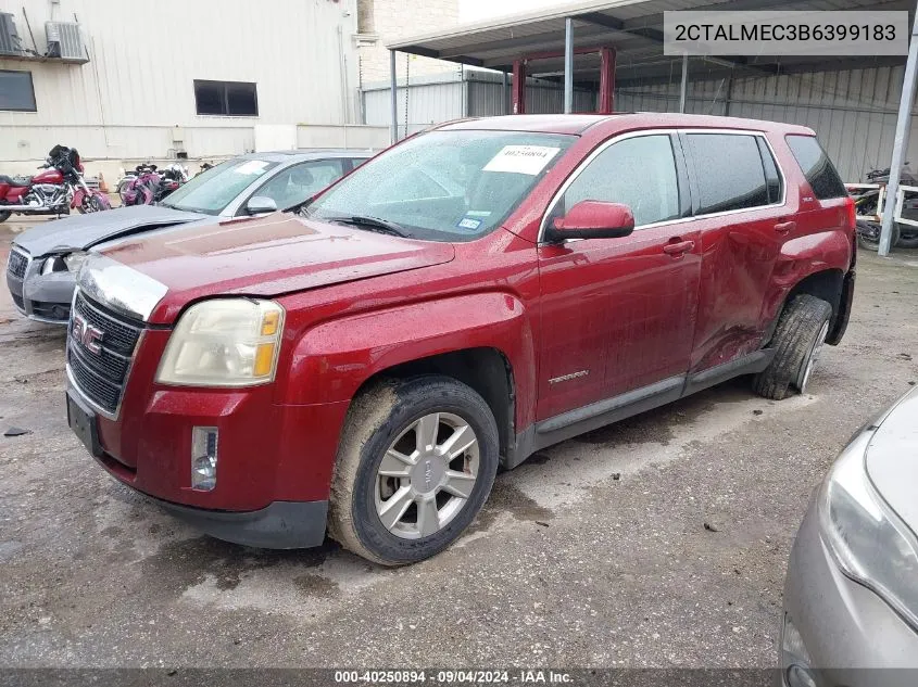 2011 GMC Terrain Sle-1 VIN: 2CTALMEC3B6399183 Lot: 40250894