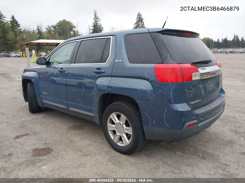 2011 GMC Terrain Sle-1 VIN: 2CTALMEC3B6466879 Lot: 40384323