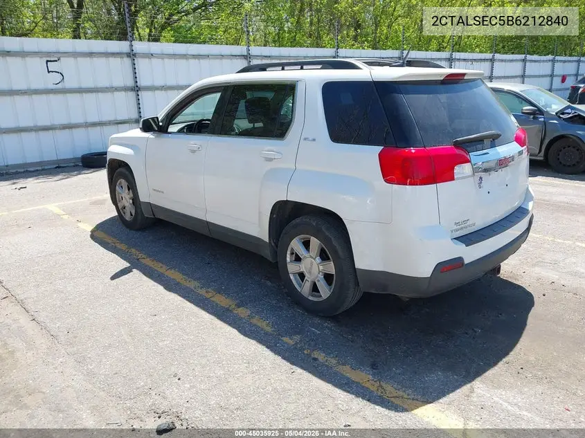 2CTALSEC5B6212840 2011 GMC Terrain Sle-2