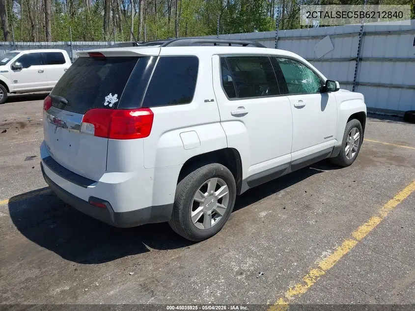 2CTALSEC5B6212840 2011 GMC Terrain Sle-2