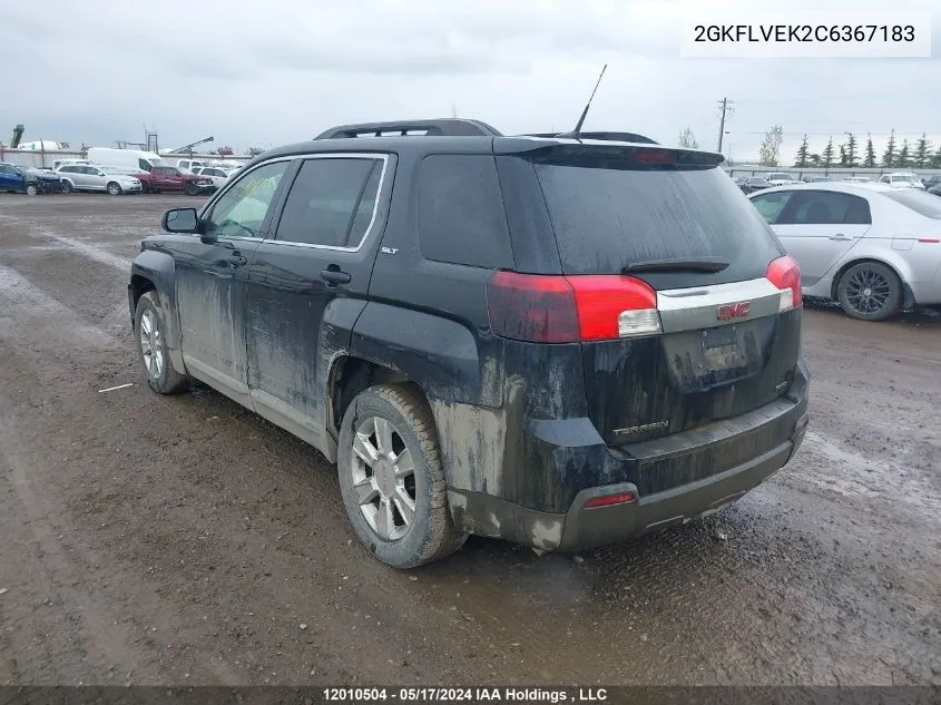 2012 GMC Terrain VIN: 2GKFLVEK2C6367183 Lot: 12010504