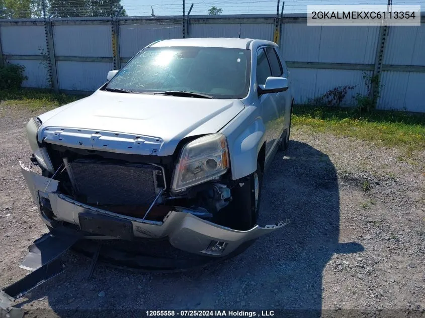 2012 GMC Terrain VIN: 2GKALMEKXC6113354 Lot: 12055558