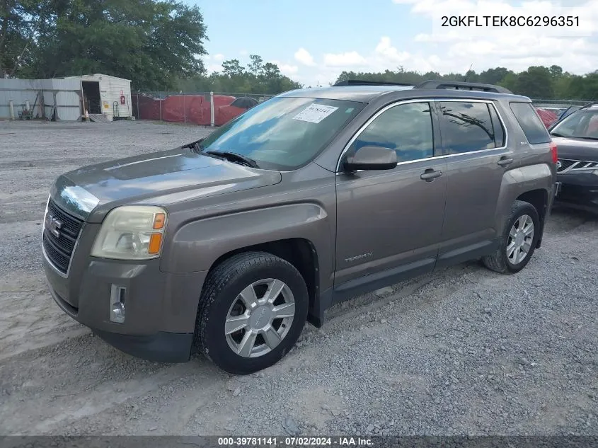 2012 GMC Terrain Sle-2 VIN: 2GKFLTEK8C6296351 Lot: 39781141