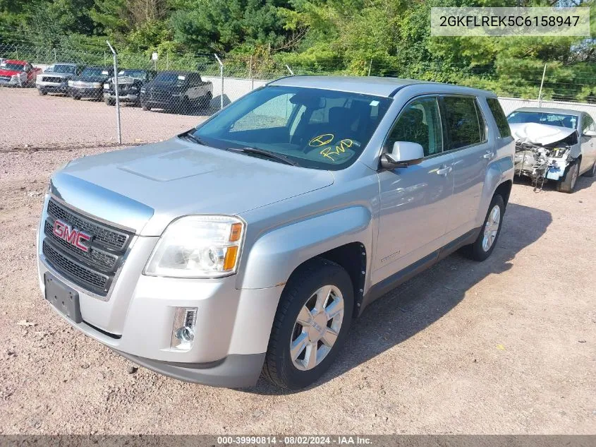 2012 GMC Terrain Sle-1 VIN: 2GKFLREK5C6158947 Lot: 39990814