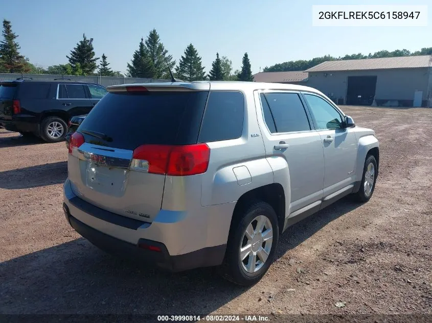 2012 GMC Terrain Sle-1 VIN: 2GKFLREK5C6158947 Lot: 39990814