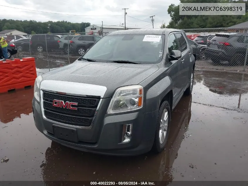 2012 GMC Terrain Sle-1 VIN: 2GKALMEK7C6398319 Lot: 40022293