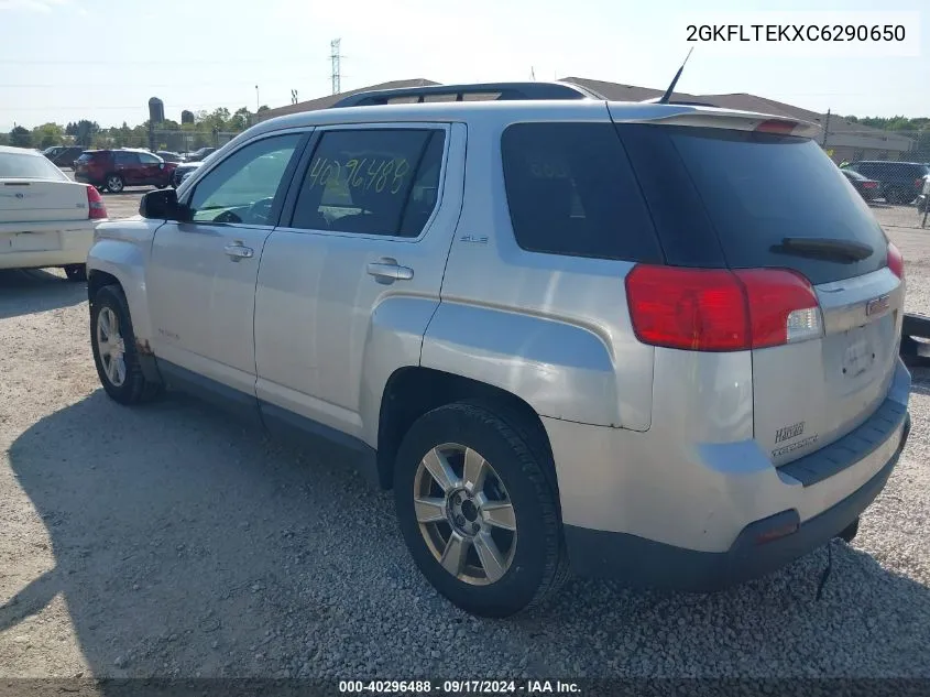 2012 GMC Terrain Sle-2 VIN: 2GKFLTEKXC6290650 Lot: 40296488