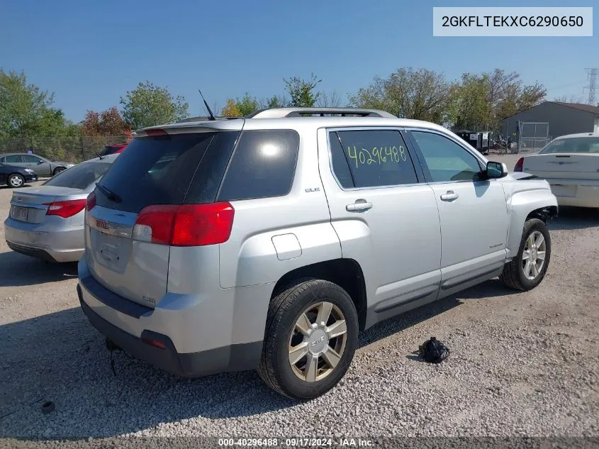 2012 GMC Terrain Sle-2 VIN: 2GKFLTEKXC6290650 Lot: 40296488