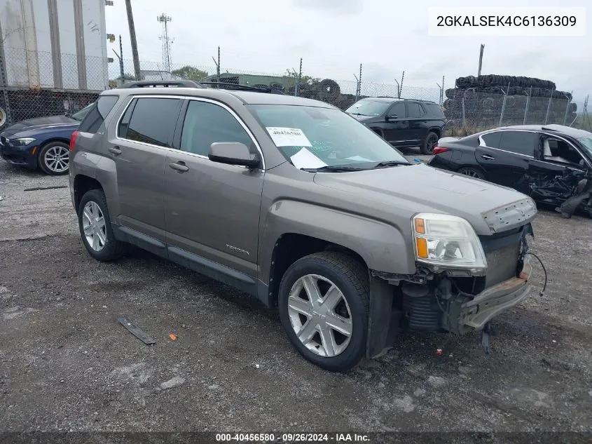 2012 GMC Terrain Sle-2 VIN: 2GKALSEK4C6136309 Lot: 40456580