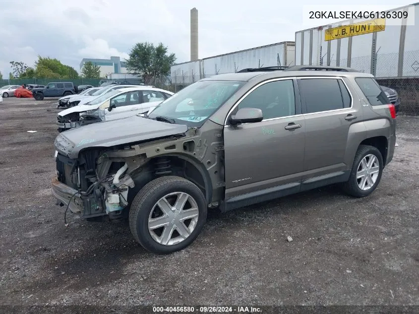 2012 GMC Terrain Sle-2 VIN: 2GKALSEK4C6136309 Lot: 40456580