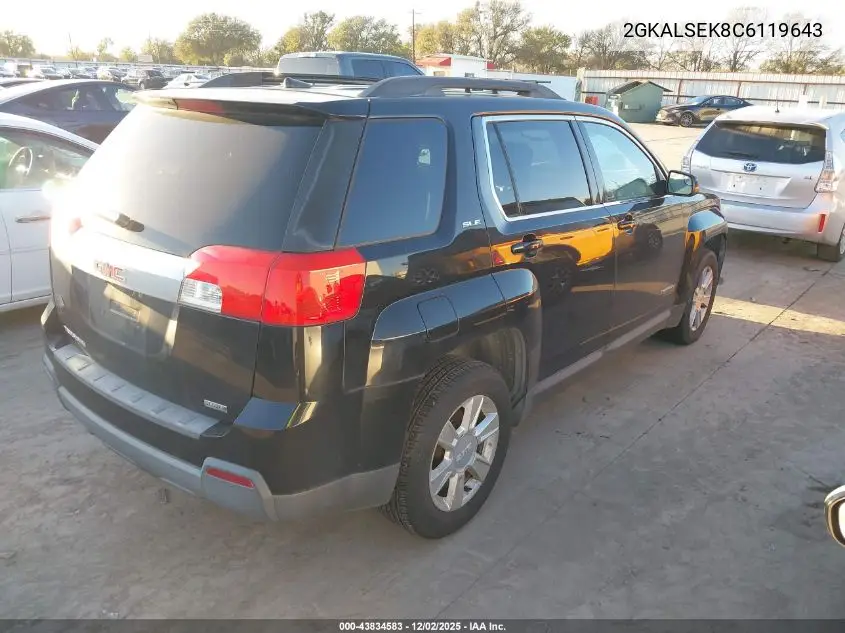 2GKALSEK8C6119643 2012 GMC Terrain Sle-2