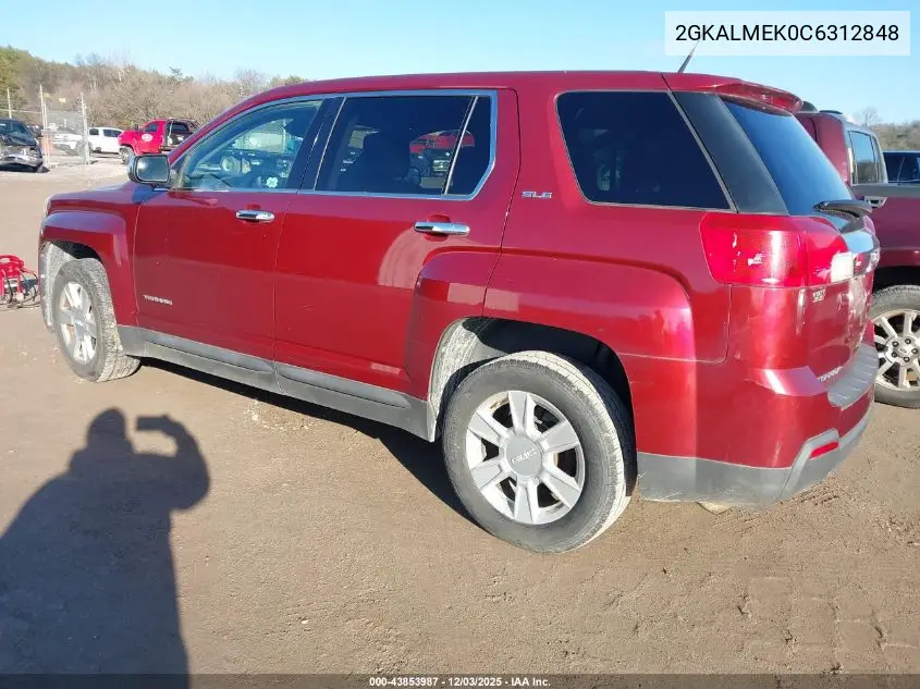 2GKALMEK0C6312848 2012 GMC Terrain Sle-1