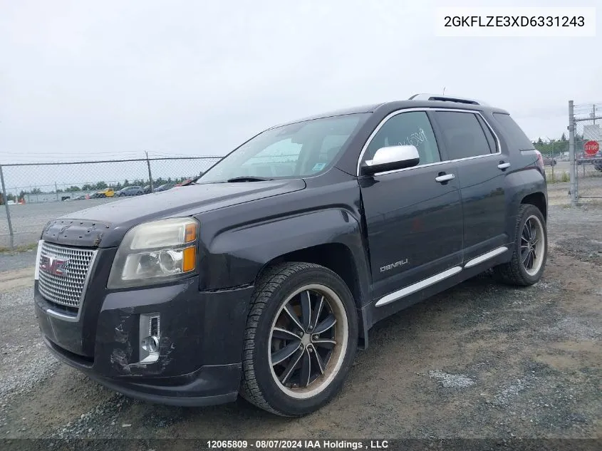 2GKFLZE3XD6331243 2013 GMC Terrain Denali