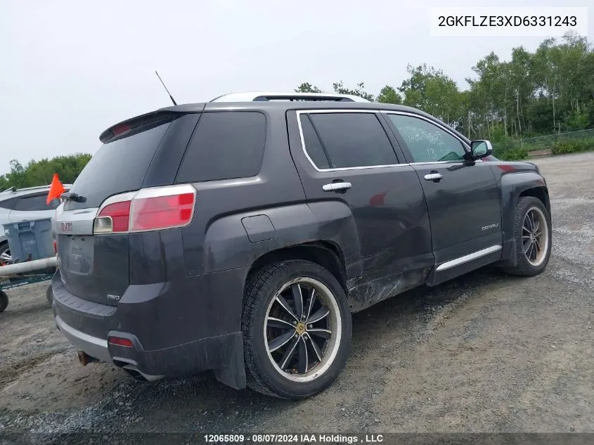 2GKFLZE3XD6331243 2013 GMC Terrain Denali