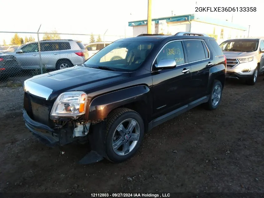 2013 GMC Terrain Slt VIN: 2GKFLXE36D6133358 Lot: 12112803