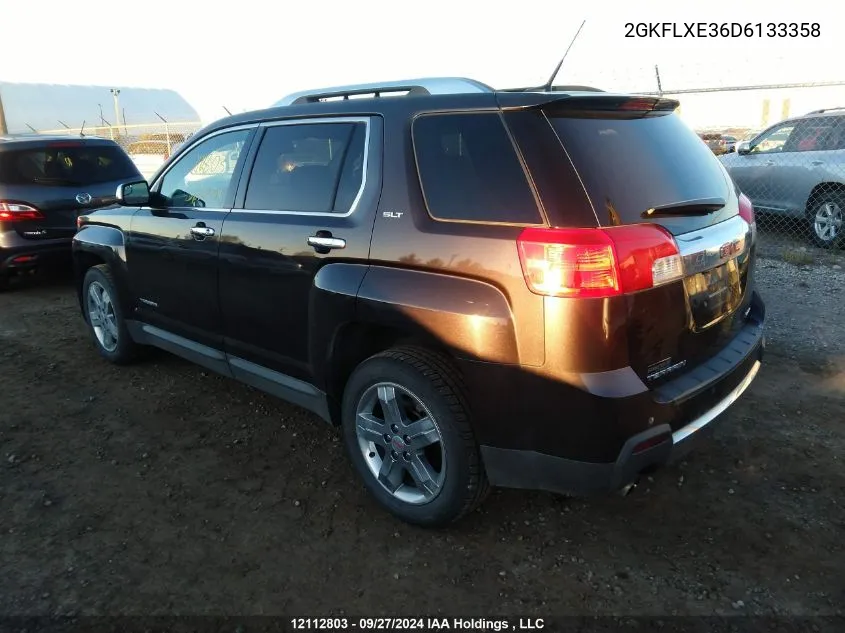 2013 GMC Terrain Slt VIN: 2GKFLXE36D6133358 Lot: 12112803