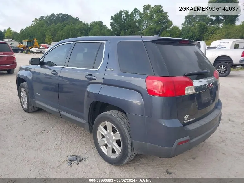 2013 GMC Terrain Sle-1 VIN: 2GKALMEK9D6142037 Lot: 39990883