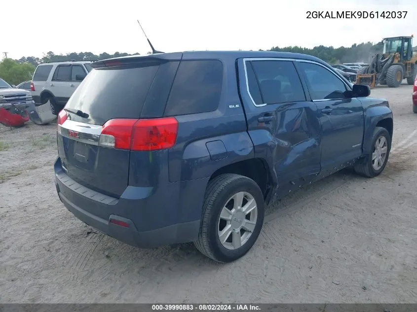 2013 GMC Terrain Sle-1 VIN: 2GKALMEK9D6142037 Lot: 39990883