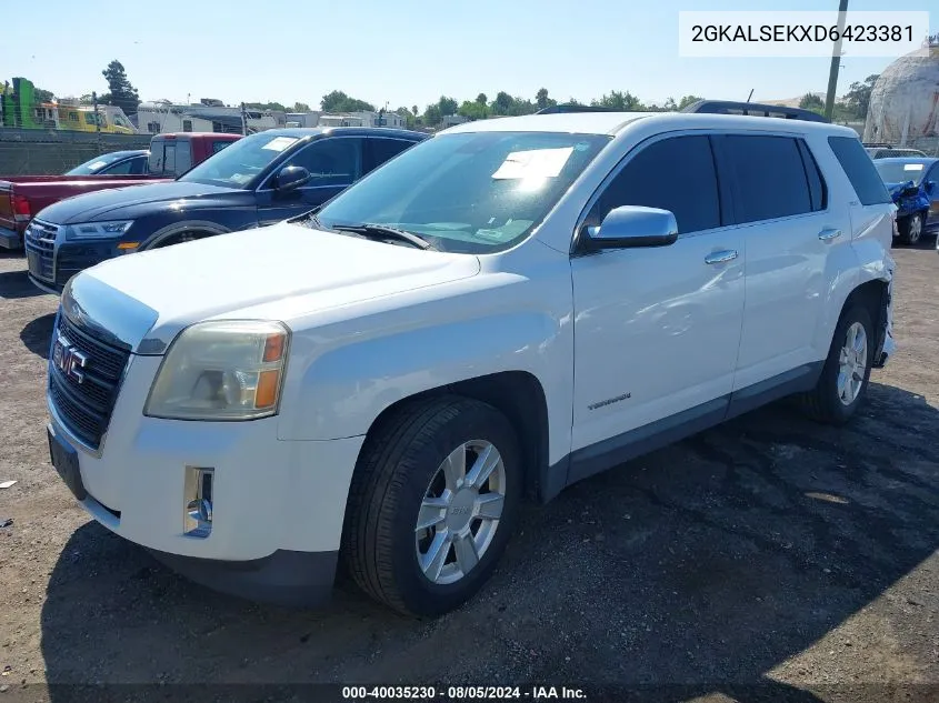 2013 GMC Terrain Sle-2 VIN: 2GKALSEKXD6423381 Lot: 40035230