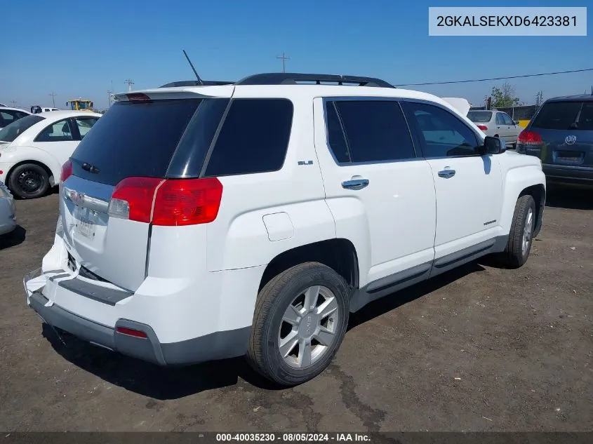 2013 GMC Terrain Sle-2 VIN: 2GKALSEKXD6423381 Lot: 40035230