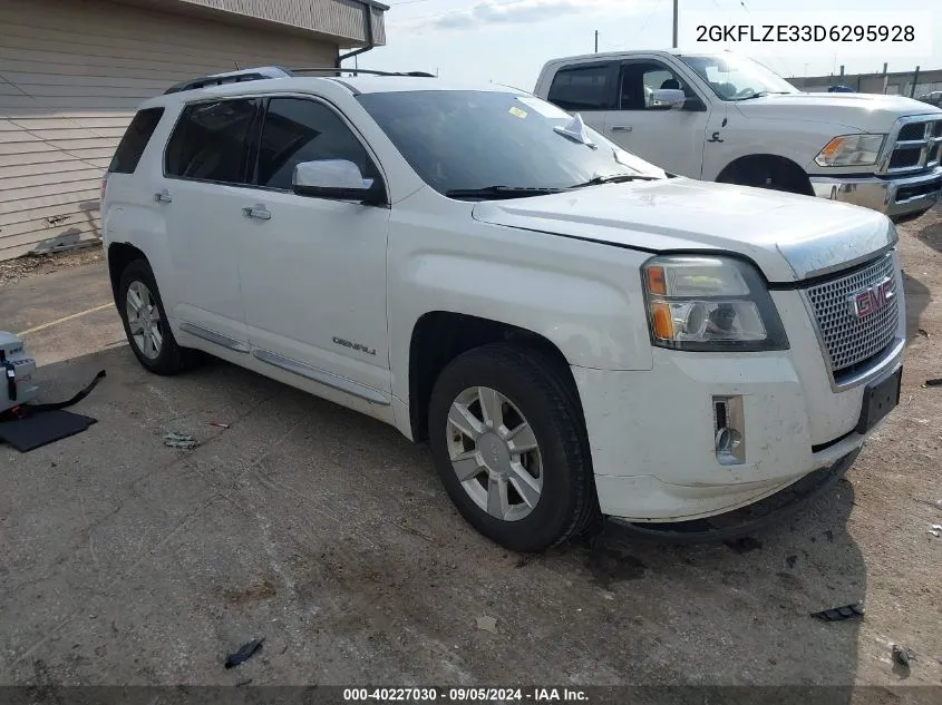 2013 GMC Terrain Denali VIN: 2GKFLZE33D6295928 Lot: 40227030