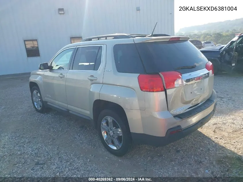 2013 GMC Terrain Sle-2 VIN: 2GKALSEKXD6381004 Lot: 40269362