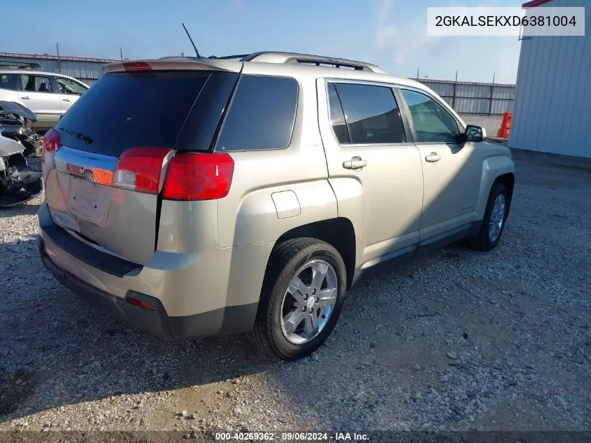 2013 GMC Terrain Sle-2 VIN: 2GKALSEKXD6381004 Lot: 40269362