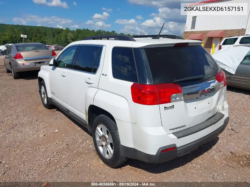 2013 GMC Terrain Sle-2 VIN: 2GKALSEKXD6157151 Lot: 40386061