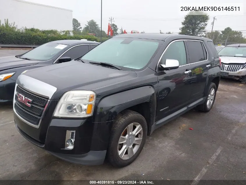 2013 GMC Terrain Sle-1 VIN: 2GKALMEK9D6146511 Lot: 40391815