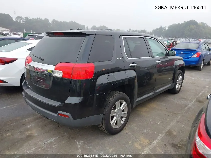 2013 GMC Terrain Sle-1 VIN: 2GKALMEK9D6146511 Lot: 40391815