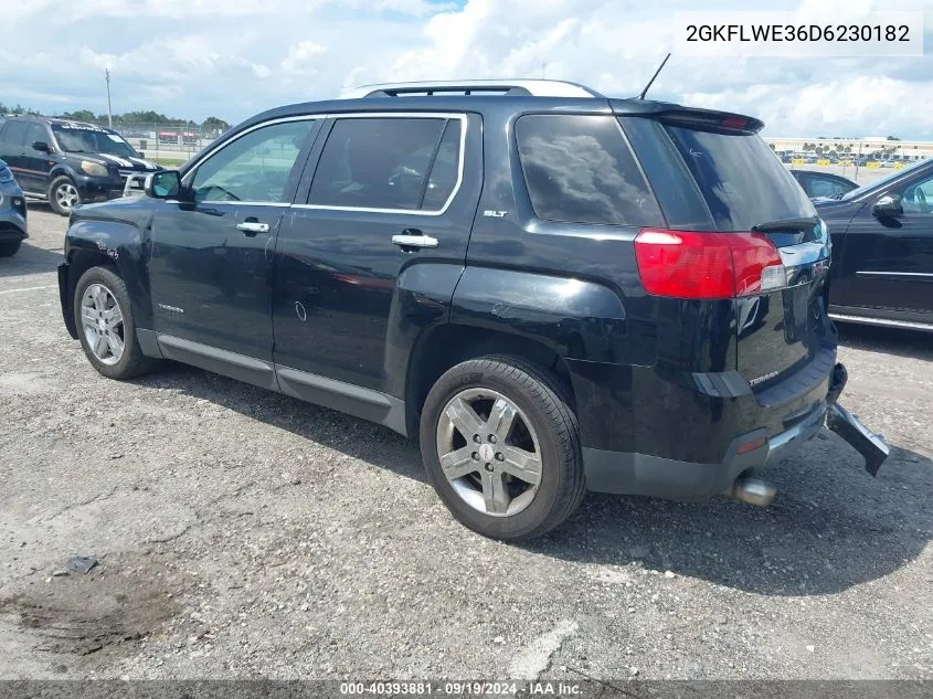 2013 GMC Terrain Slt-2 VIN: 2GKFLWE36D6230182 Lot: 40393881