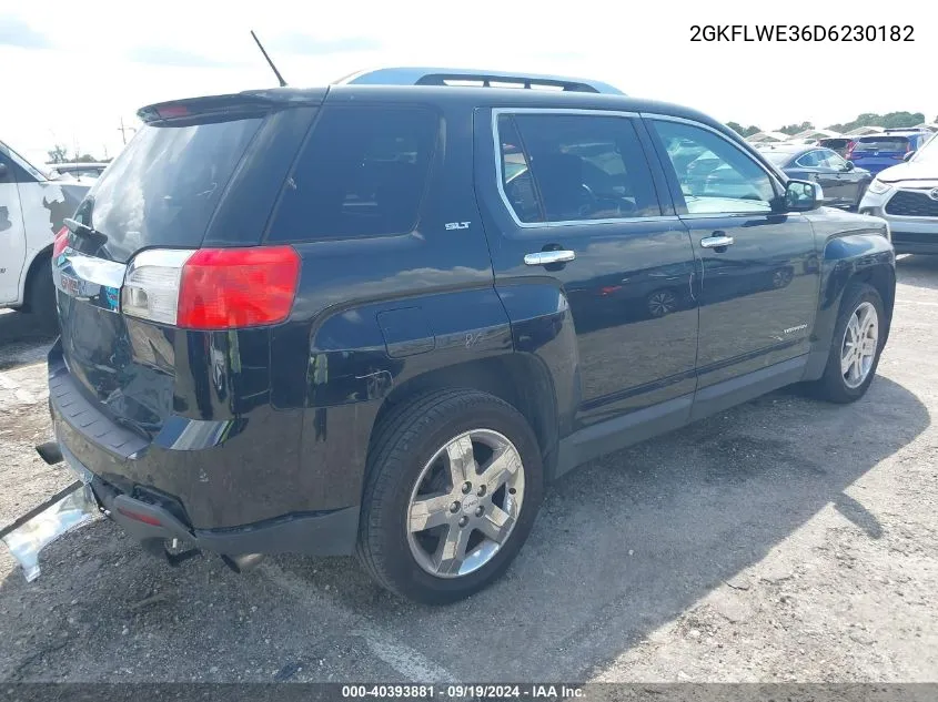 2013 GMC Terrain Slt-2 VIN: 2GKFLWE36D6230182 Lot: 40393881