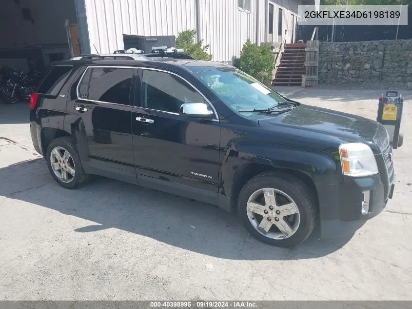 2013 GMC Terrain Slt-2 VIN: 2GKFLXE34D6198189 Lot: 40398995