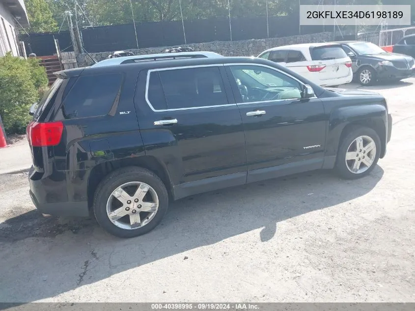 2013 GMC Terrain Slt-2 VIN: 2GKFLXE34D6198189 Lot: 40398995