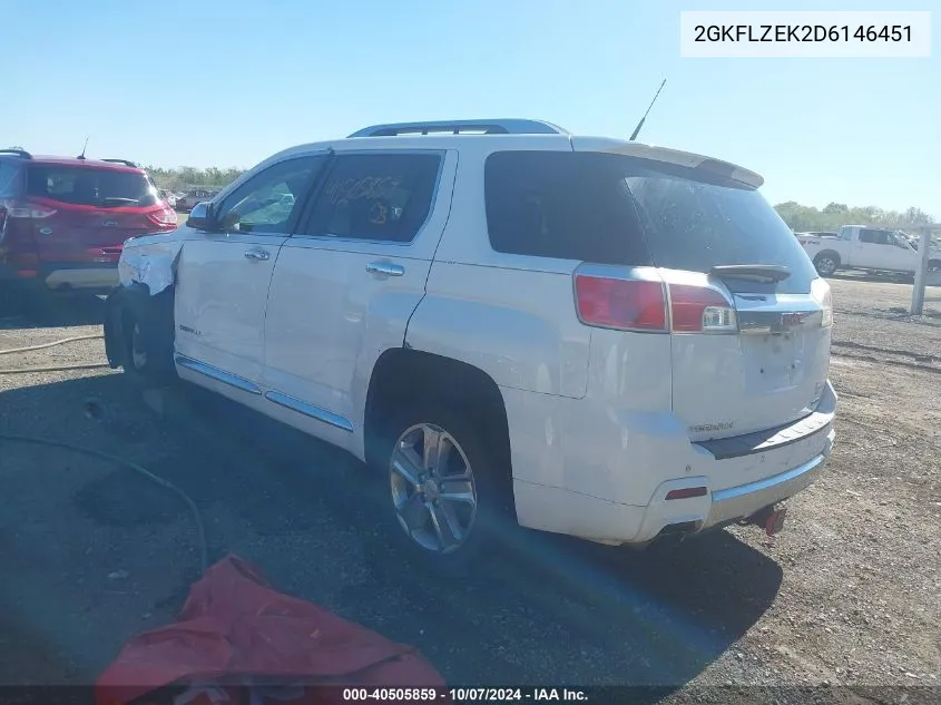 2GKFLZEK2D6146451 2013 GMC Terrain Denali