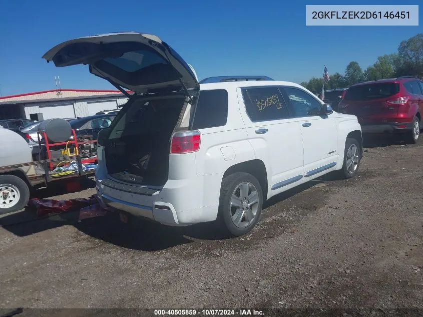 2GKFLZEK2D6146451 2013 GMC Terrain Denali