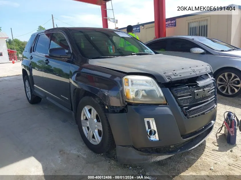 2014 GMC Terrain Sle-1 VIN: 2GKALMEK0E6191404 Lot: 40012486