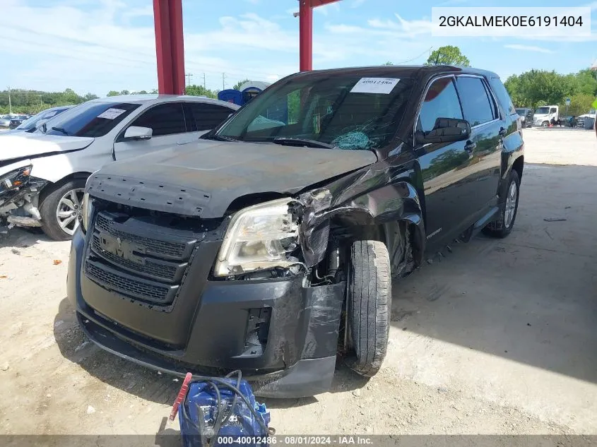 2014 GMC Terrain Sle-1 VIN: 2GKALMEK0E6191404 Lot: 40012486