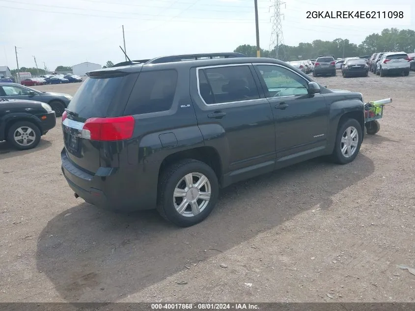 2014 GMC Terrain Sle-2 VIN: 2GKALREK4E6211098 Lot: 40017868