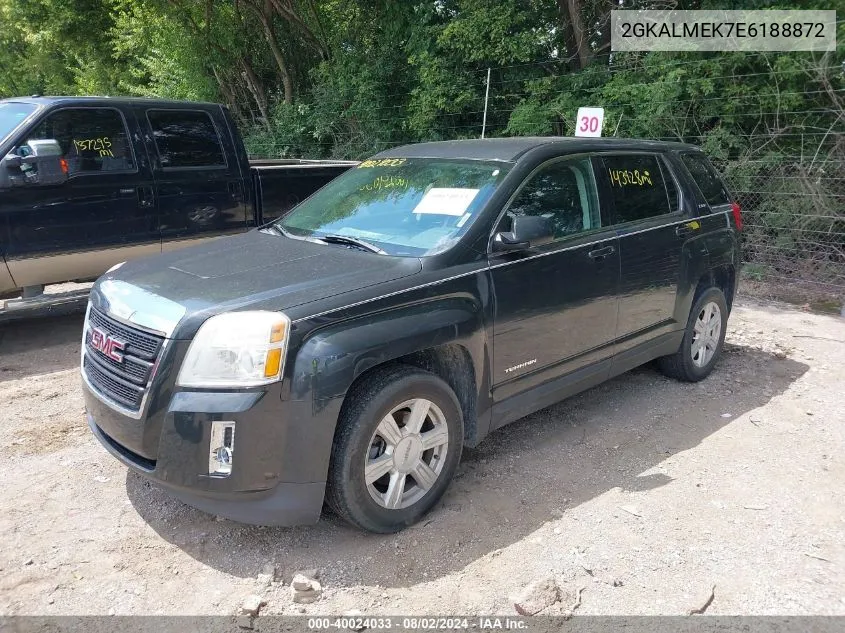 2014 GMC Terrain Sle-1 VIN: 2GKALMEK7E6188872 Lot: 40024033