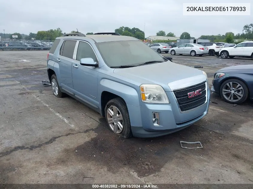 2014 GMC Terrain Slt-1 VIN: 2GKALSEK0E6178933 Lot: 40382082