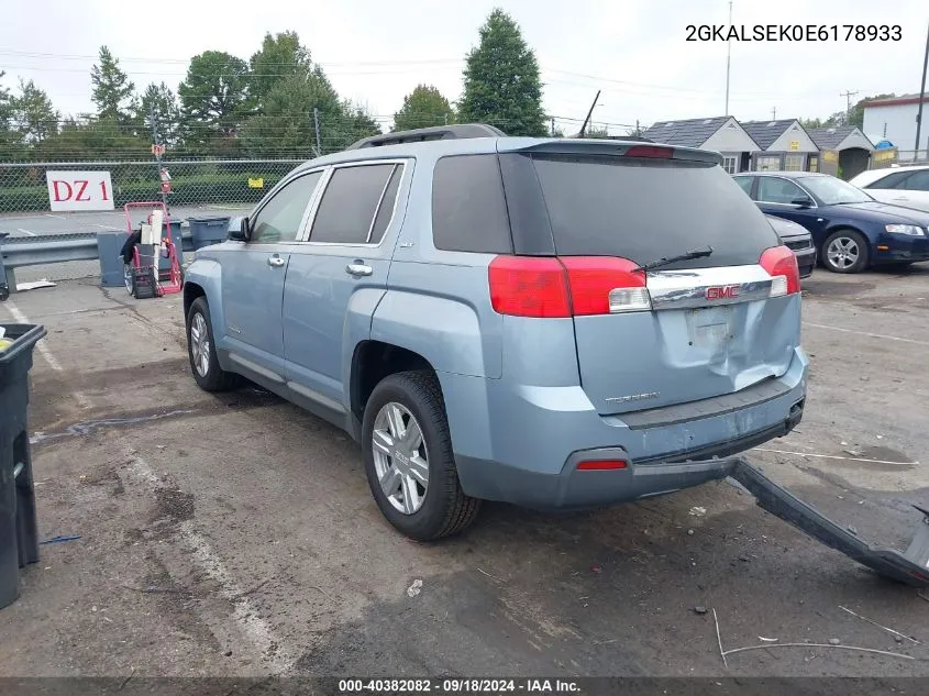 2014 GMC Terrain Slt-1 VIN: 2GKALSEK0E6178933 Lot: 40382082